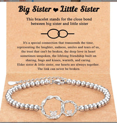 Bonded Hearts Message Card Bracelets