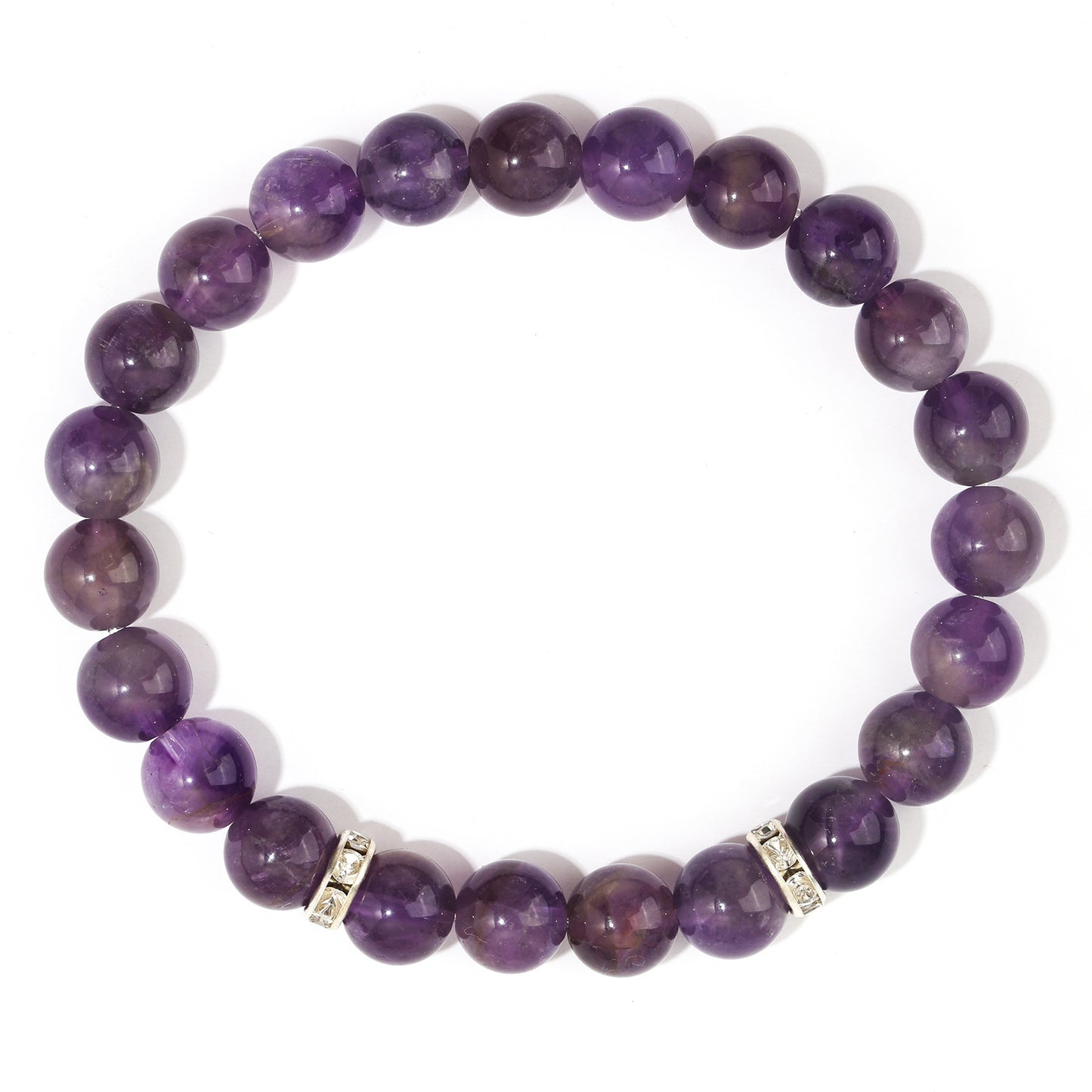 Celestial Halo · Lapis & Gemstone Beaded Bracelet (8mm)