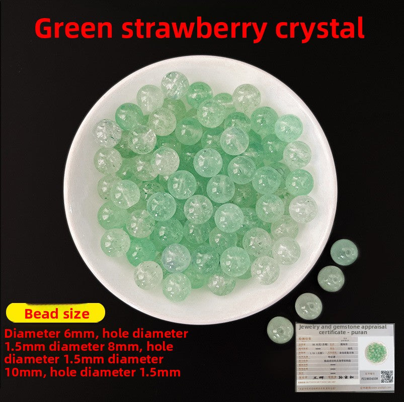 Crystal × Jade × Chalcedony × Agate | DIY Loose Round Beads