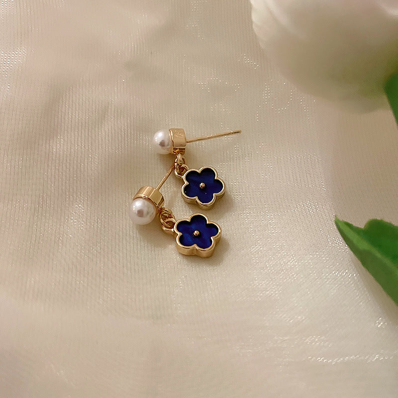 Camellia & Bow Earring Collection – Chic Light Luxury Retro Series