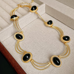 Medieval Luxe Statement Necklace – Vintage Geometric Series