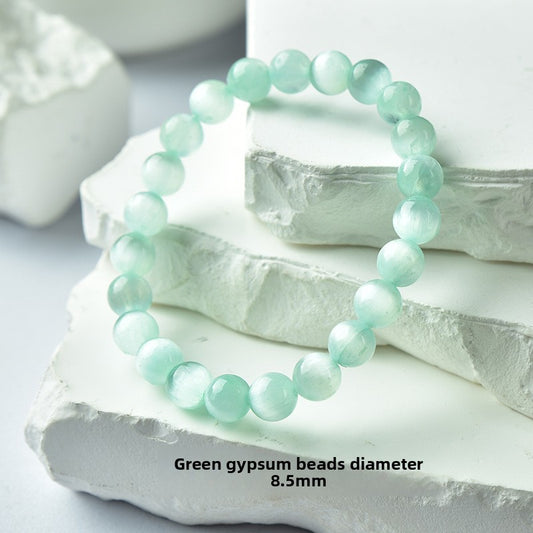 Glazenya Fortune Agate Crystal Bracelet – handcrafted natural crystal gemstone beaded bracelet, minimalist luxury jewelry for wealth, energy and everyday wear