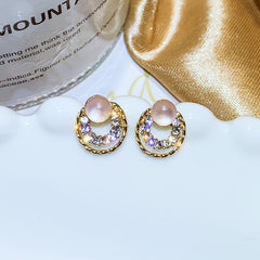 Vintage Oval Tassel Earrings Collection – Light Luxury Court Style