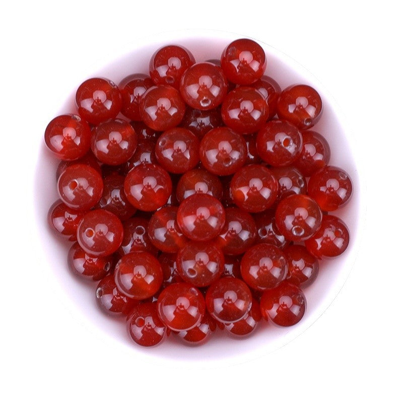 Crystal × Jade × Chalcedony × Agate | DIY Loose Round Beads