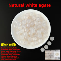 Crystal × Jade × Chalcedony × Agate | DIY Loose Round Beads