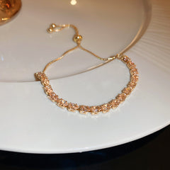 Zircon Adjustable Bracelet Series – multiple variations displayed