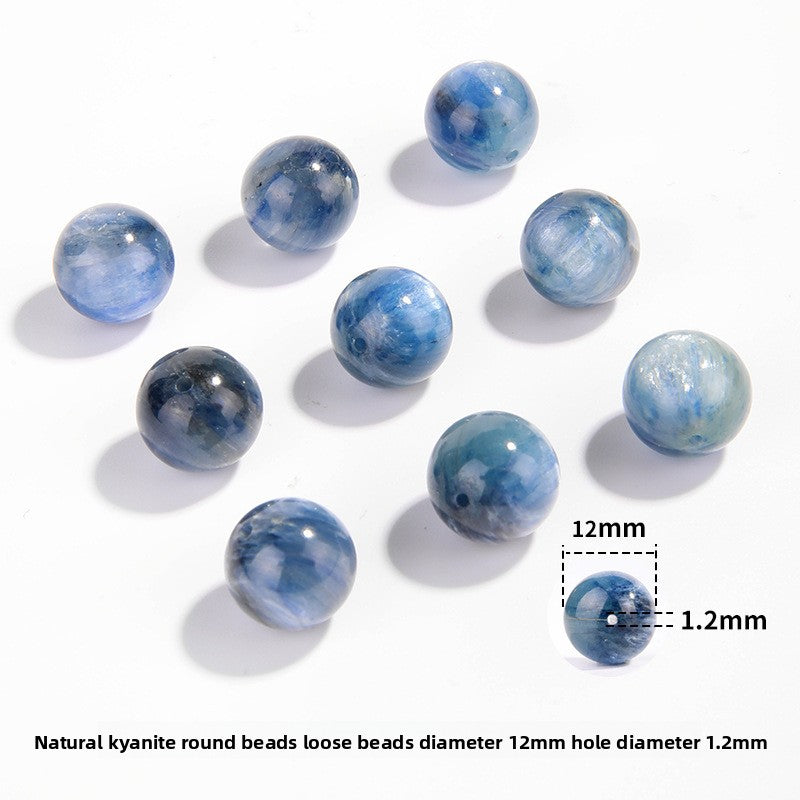 Sea-Squall Gaze · Kyanite Beads (8–12mm)