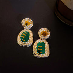 Artisan Enamel Mosaic Earrings Collection
