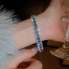 Crystal Bloom Bracelet Series – multiple floral variations displayed