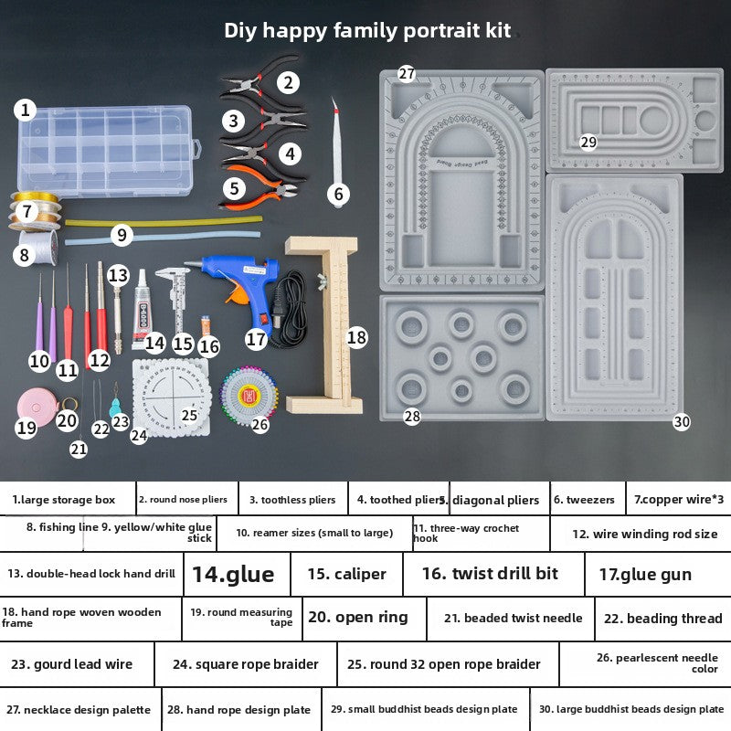 All-in-One Jewelry Making Tool Kits & Design Boards
