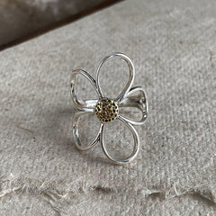 Vintage Open Ring Series – copper adjustable rings with floral, geometric, enamel, and zircon designs in retro chic style
