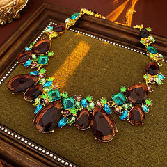 Medieval Luxe Statement Necklace – Vintage Geometric Series