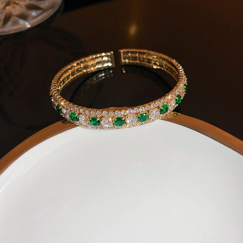 Crystal Bloom Bracelet Series – multiple floral variations displayed
