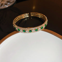 Crystal Bloom Bracelet Series – multiple floral variations displayed