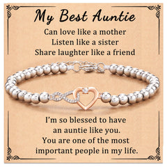 Bonded Hearts Message Card Bracelets