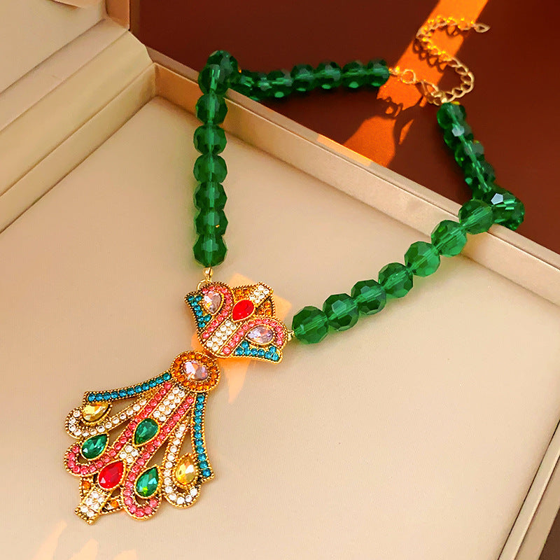 Medieval Luxe Statement Necklace – Vintage Geometric Series