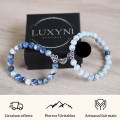 Bonded Hearts Duo · Couple Beaded Bracelets