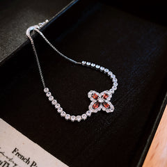 Crystal Bloom Bracelet Series – multiple floral variations displayed