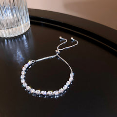 Vintage Geometric Zircon Bracelet Series – multiple variations displayed