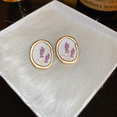Artisan Enamel Mosaic Earrings Collection