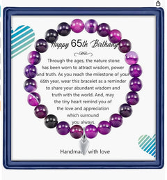 Heaven in My Heart · Amethyst Memorial Charm Bracelets