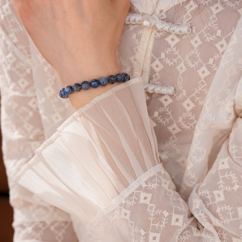 Indigo Mist Crystal Bracelet