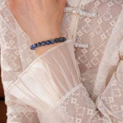 Indigo Mist Crystal Bracelet