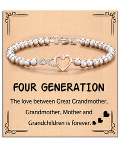 Bonded Hearts Message Card Bracelets