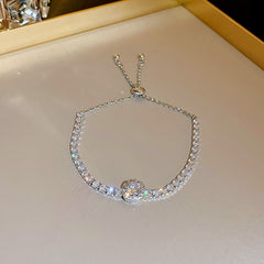 Crystal Bloom Bracelet Series – multiple floral variations displayed