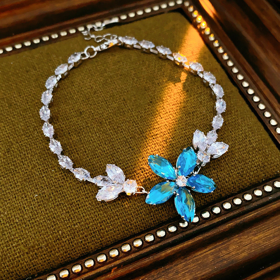 Vintage Geometric Zircon Bracelet Series – Minimalist Chic Elegance