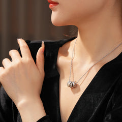 Ivory Glow Barrel Charm Collection – Necklace, Bracelet & Right-Ear Cuff