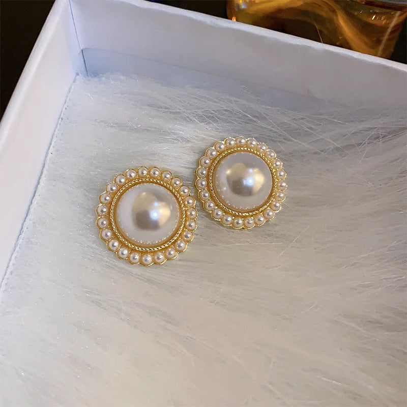 Vintage Oval Tassel Earrings – Light Luxury Court Style Jewelry by Glazenya