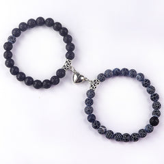 Bonded Hearts Duo · Couple Beaded Bracelets