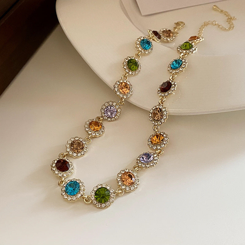 Medieval Luxe Statement Necklace – Vintage Geometric Series