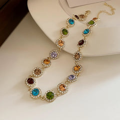 Medieval Luxe Statement Necklace – Vintage Geometric Series