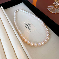 Rosélia Pearl Duo Necklace & Bracelet – French Vintage Chic