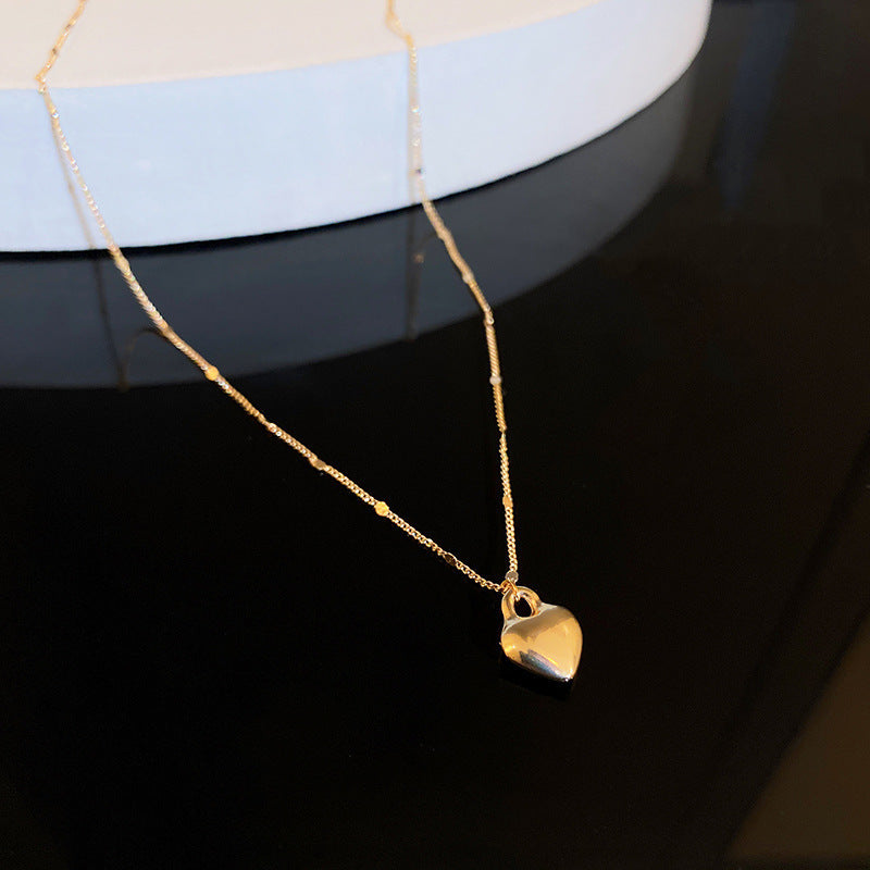Versatile Minimalist Titanium Steel Pearl Pendant Necklace