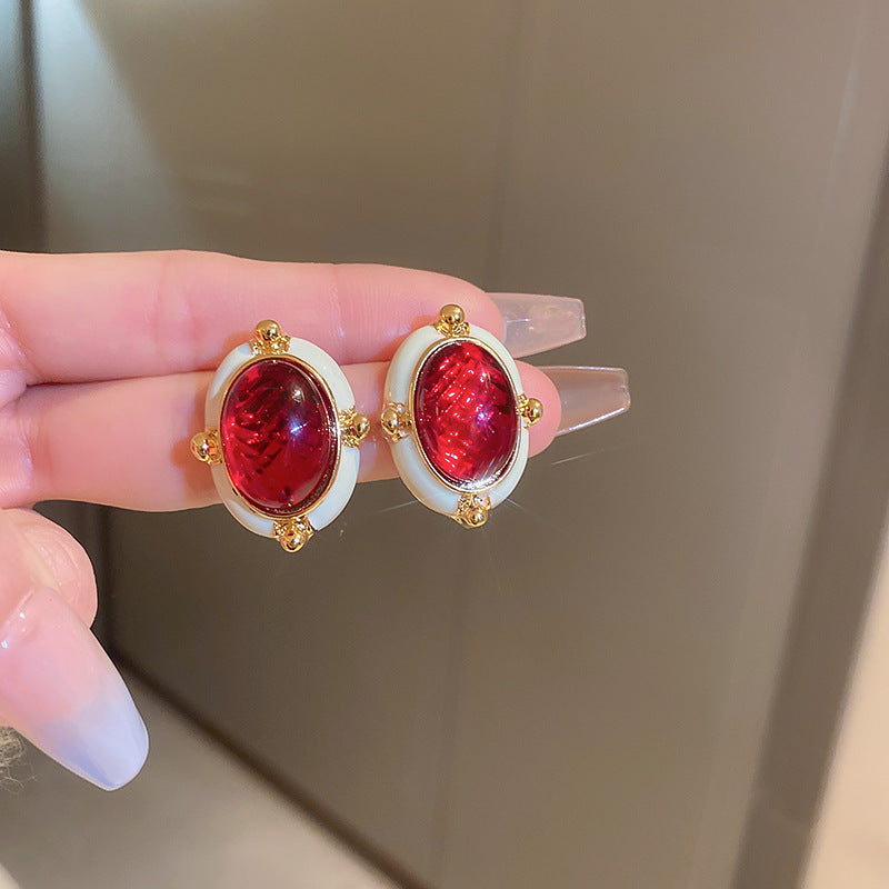 Eternal Heart Gem Earrings Collection