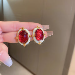 Eternal Heart Gem Earrings Collection