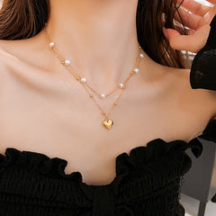 Eternal Moon Heart Necklace