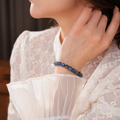 Indigo Mist Crystal Bracelet