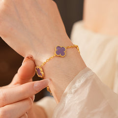 Violet Fleur Elegance Bracelet