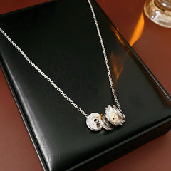 Ivory Glow Barrel Charm Collection – Necklace, Bracelet & Right-Ear Cuff