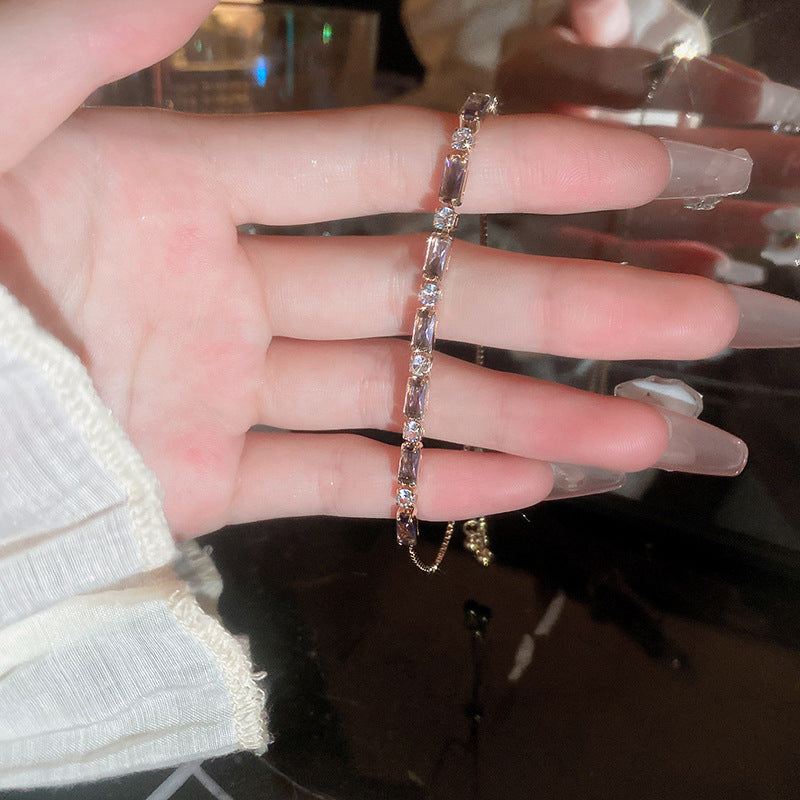 Zircon Adjustable Bracelet Series – Light Luxury & Chic Elegance