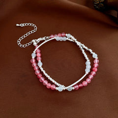 Crystal Medallion Multi-Layer Bracelet Collection – 2025 New Light Luxury Design