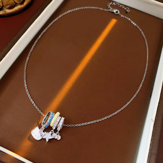 Kawaii Charm Bead Necklace