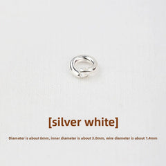 ClickLoop Connectors · 925 Silver (6–10mm)