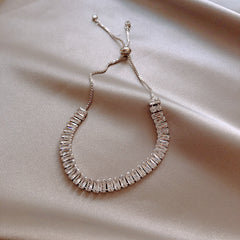 Zircon Adjustable Bracelet Series – Light Luxury & Chic Elegance