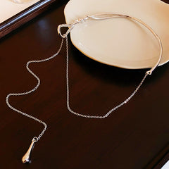 Korean Pearl Heart Necklace Series – Double-Layer Minimalist Chic Collection