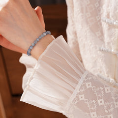 Indigo Mist Crystal Bracelet